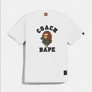 Bape coach collab tee